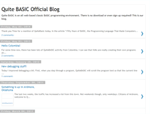 Tablet Screenshot of blog.quitebasic.com